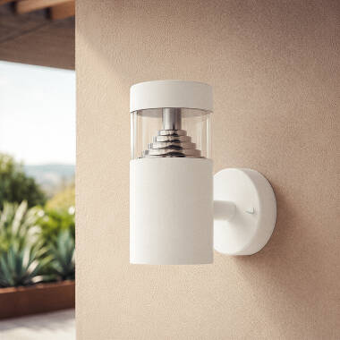 Candeeiro de Parede Exterior LED 5W Aço Inoxidável Inti White