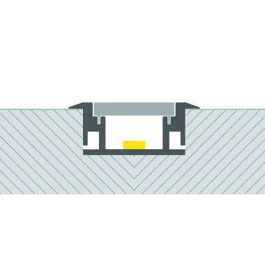 Perfil Aluminio Pisable Suelo para Tiras LED hasta 12 mm