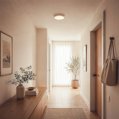 Imagem de Plafon LED Teto 17W CCT Seleccionável Ø300 mm Sfere com Modo Noturno