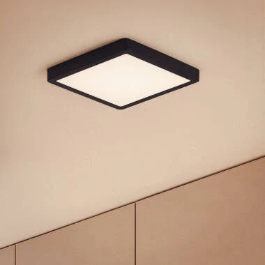 Plafón LED 24W Cuadrado Aluminio 280x280 mm Slim CCT Seleccionable Galán SwitchDimm