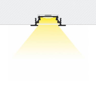 Perfil Alumínio Encastrável 1m para Fitas LED até 10mm