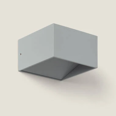Aplique LED Lico 6W Cinza Claro Iluminação Dupla