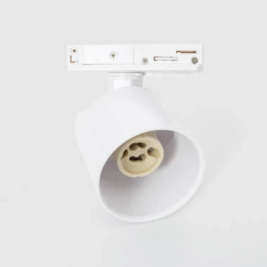 Foco Carril Monofásico Davos para Bombilla LED GU10 AR111