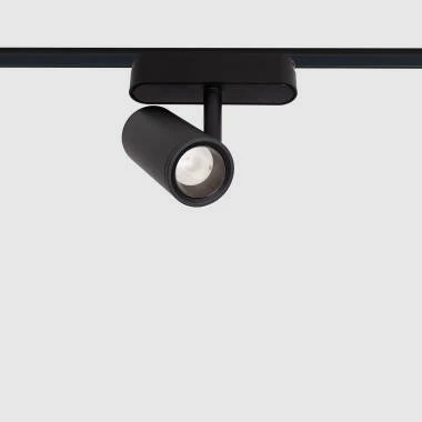 Foco Carril LED Magnético 25mm SuperSlim Cuarzo 8W 48V Negro