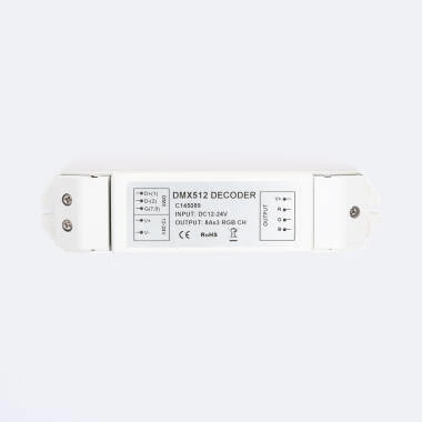 Controlador RGB DMX512 Decoder 3 Canales