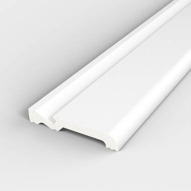 Moldura de Rodapé de 2 m para Fita LED SCARA 100