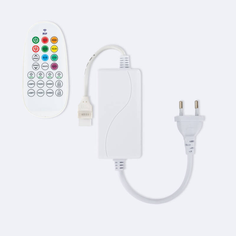 Imagen de Controlador para Tira LED RGB 220V AC SMD Silicone FLEX con Mando RF