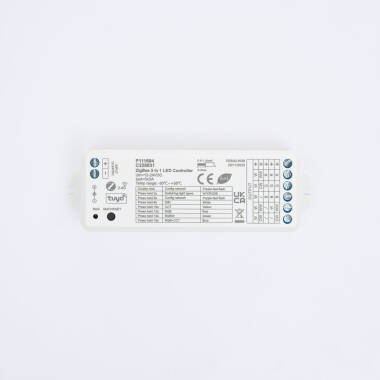 Controlador Zigbee e RF 5 em 1 DIM/CCT/RGB/RGBW/RGB+CCT 12-24V SKYDANCE WZ5 para Fitas LED