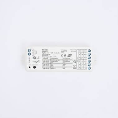 Controlador Zigbee y RF 5 en 1 DIM/CCT/RGB/RGBW/RGB+CCT 12-24V SKYDANCE WZ5 para Tiras LED