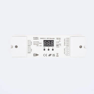 Decodificador DMX512 a SPI con RF para Tira LED Digital RGB/RGBW 5-24V SKYDANCE DS-L