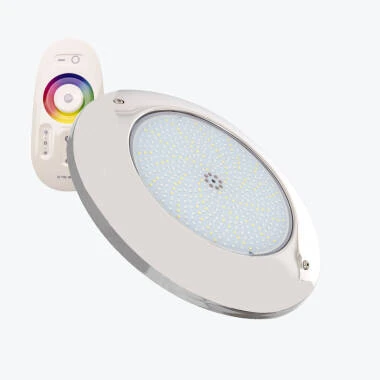 Foco Piscina Superficie LED RGBW Sumergible 12V DC IP68 Acero Inoxidable 35W XtraPool