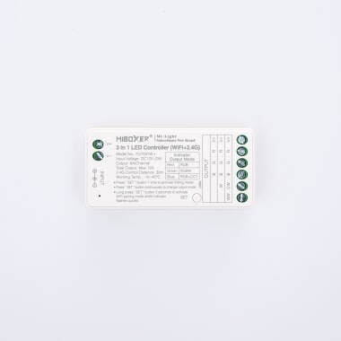 Controlador Regulador LED RGB/RGBW/RGB+CCT 12/24V DC MiBoxer FUT037W+