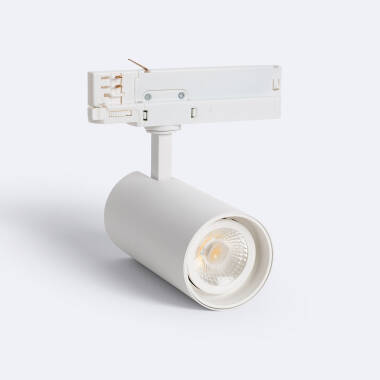 Foco Carril LED Trifásico 30W Fasano CCT Seleccionable Regulable Blanco