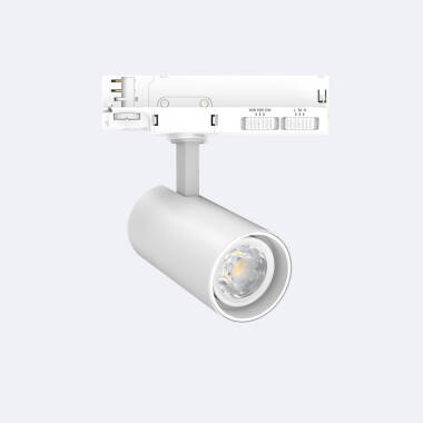 Foco Carril LED Trifásico 20W Fasano CCT Seleccionable Regulable Blanco