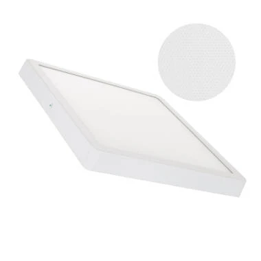 Plafón LED 24W Cuadrado Superslim CRI90 Microprismático CCT Seleccionable UGR17 280x280 mm