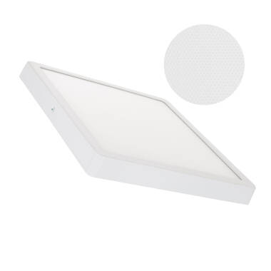 Plafón LED 24W Quadrado Superslim (CRI90) Microprismático CCT Seleccionável (UGR17) 280x280 mm