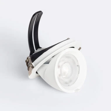Downlight LED Circular de 24 W, Orientável, chip OSRAM, 38º, CCT, 120 lm/W, LIFUD, Diâmetro de Corte de 125 mm