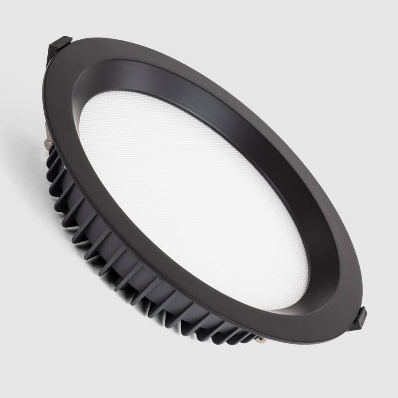 Imagen de Downlight LED 30W Circular SAMSUNG AERO 130 lm/W Microprismático CCT Seleccionable LIFUD Corte Ø 200 mm Negro