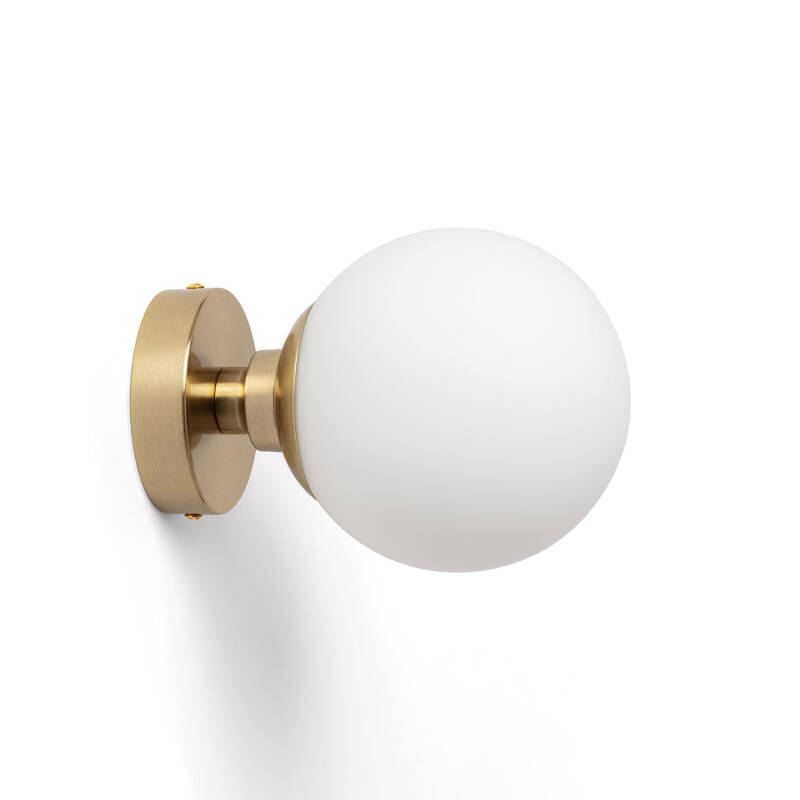 Imagem de Aplique de Parede em Metal e Vidro Moonlight Brass com 1 foco