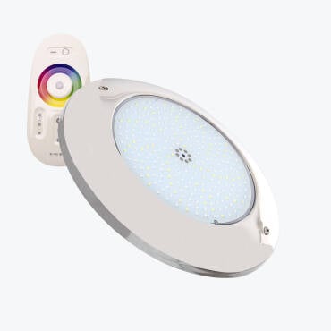 Fotografía del producto: Foco Piscina Superficie LED RGBW Sumergible 12V DC IP68 Acero Inoxidable 20W XtraPool