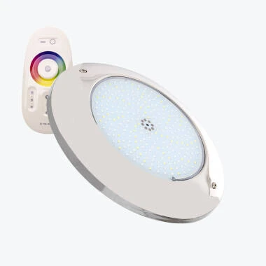 Foco Piscina Superficie LED RGBW Sumergible 12V DC IP68 Acero Inoxidable 20W XtraPool