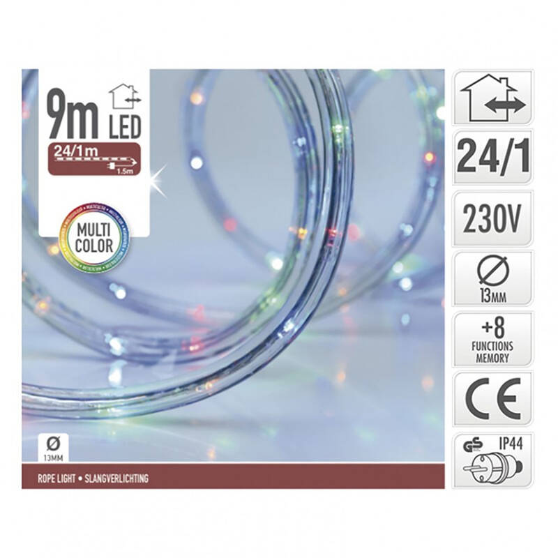 Imagen de Manguera Exterior LED RBG Redonda 8 Modos 9m