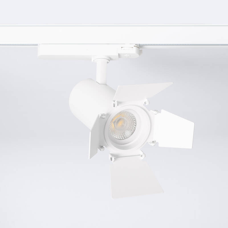 Imagem de Foco Carril LED Trifásico 20W Fasano Cinema CCT Seleccionável Regulável Branco