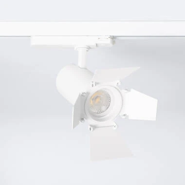 Foco Carril LED Trifásico 20W Fasano Cinema Regulável Branco