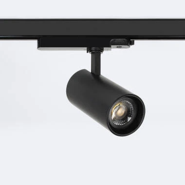 Foco Carril LED Trifásico 30W Fasano Regulável Preto