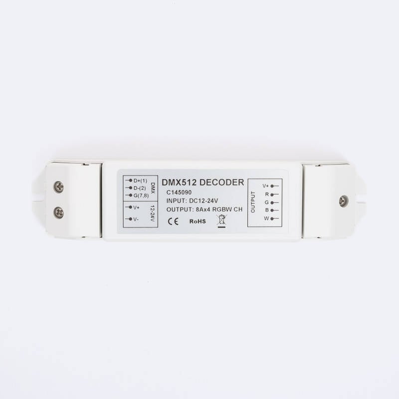 Imagem de Controlador RGBW DMX512 Descodificador 4 Canais
