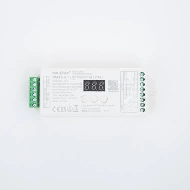 Controlador Regulador LED DL-X DALI 5 en 1 DT8 para tira Monocolor/CCT/RGB/RGBW/RGB+CCT 12/24V DC MiBoxer