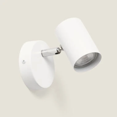 Aplique de Pared Orientable Metal Foco Albus Nero