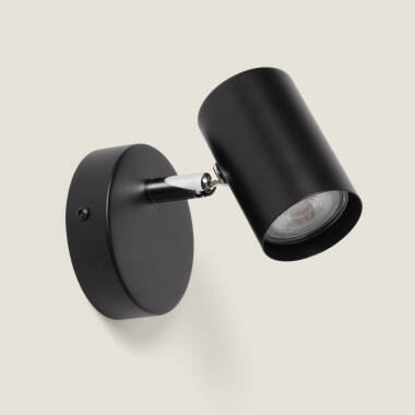 Aplique de Pared Orientable Metal Foco Albus Nero