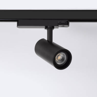Foco Carril LED Trifásico 20W Fasano CCT Seleccionável Regulável Preto