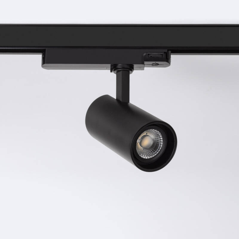 Imagen de Foco Carril LED Trifásico 20W Fasano CCT Seleccionable Regulable Negro