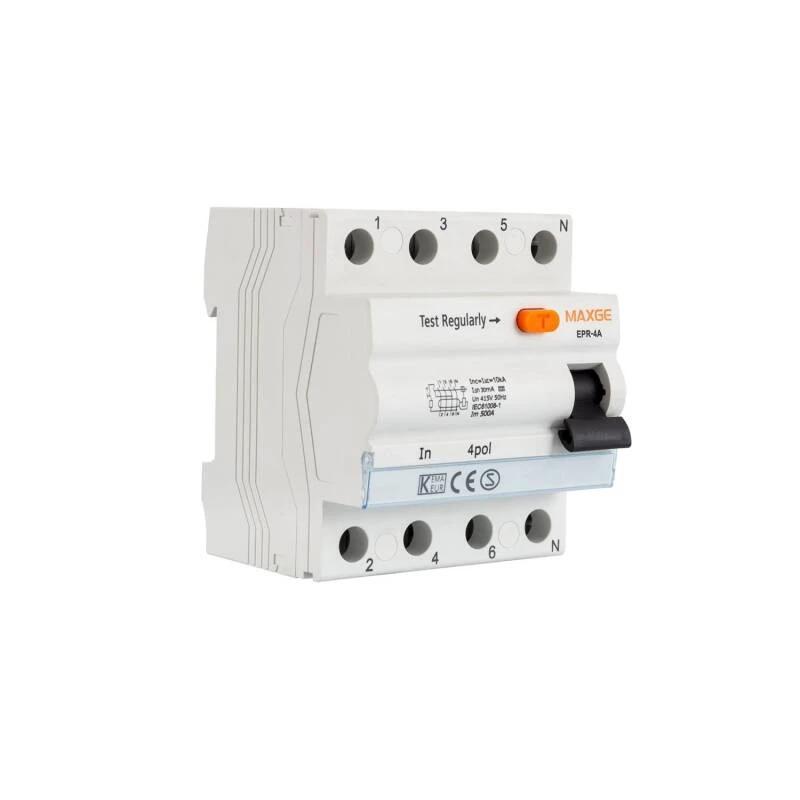 Imagen de Interruptor Diferencial Industrial Superinmunizado 4P 30mA 25-40A 10kA Clase A MAXGE