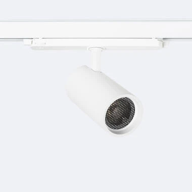 Foco Carril LED Trifásico 30W Fasano Antideslumbramiento Regulable DALI Blanco