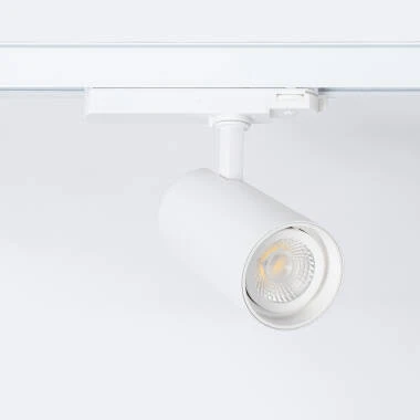 Foco Carril LED Trifásico 30W Fasano CCT Seleccionable Regulable Blanco