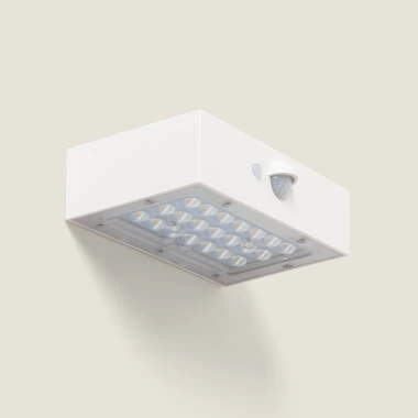Aplique de Parede Exterior LED 3W Iluminação Dupla Cara com Sensor PIR Karl Solar