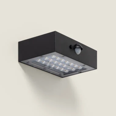 Aplique de Parede Exterior LED 3W Iluminação Dupla Cara com Sensor PIR Karl Solar