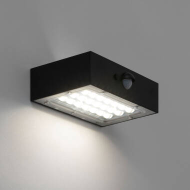 Imagem de Aplique de Parede Exterior LED 3W Iluminação Dupla Cara com Sensor PIR Karl Solar