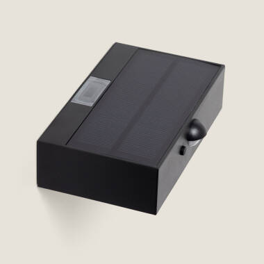 Imagem de Aplique de Parede Exterior LED 3W Iluminação Dupla Cara com Sensor PIR Karl Solar