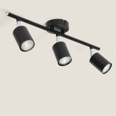 Candeeiro de Teto Orientável em Metal com 3 Focos Albus Loft