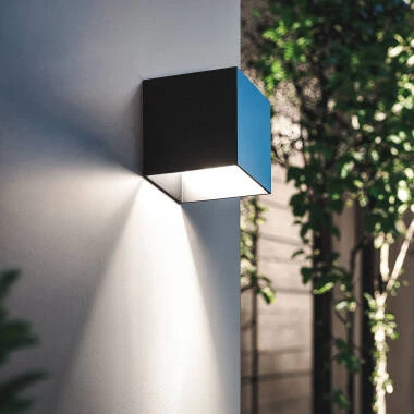 Aplique de Parede Exterior Solar LED 2W Alumínio com Detector de Movimento Radar Eros