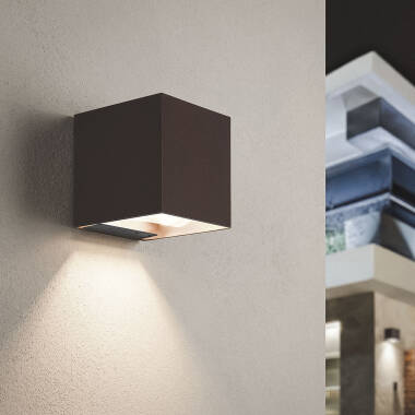 Aplique de Parede Exterior Solar LED Alumínio Denny