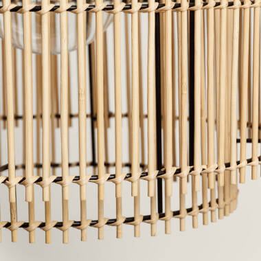 Imagem de Candeeiro Suspenso de Bambu Natural Kaia