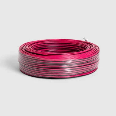 Cabo Elétrico Plano Mangueira 2x0.5mm² para Fitas LED Monocor