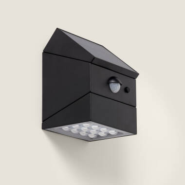 Aplique de Parede Exterior LED de 2,5 W com Sensor de Movimento PIR Twist Solar