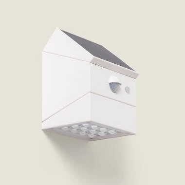 Aplique de Parede Exterior LED de 2,5 W com Sensor de Movimento PIR Twist Solar