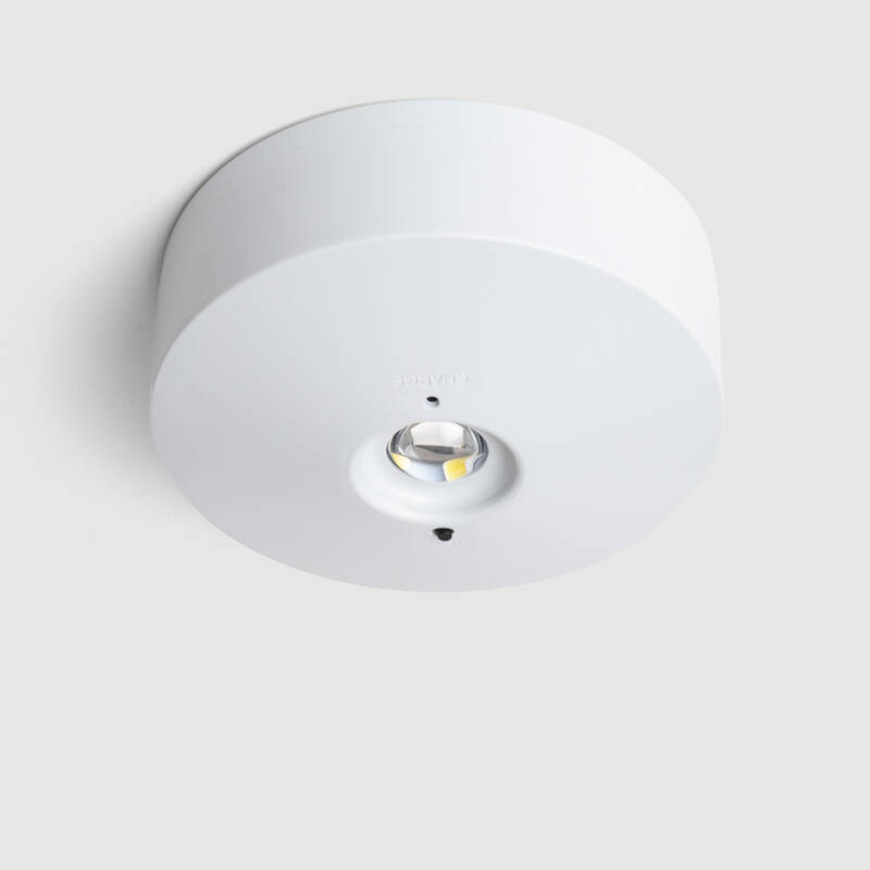 Imagen de Luz Emergencia LED Superficie 120lm Permanente/No Permanente Circular